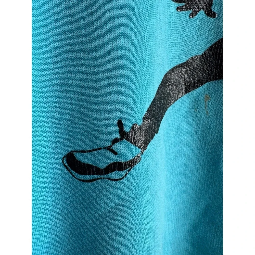 Jordan Jumpman Sweatshirt Teal Blue Crewneck Long Sleeve Mens XL